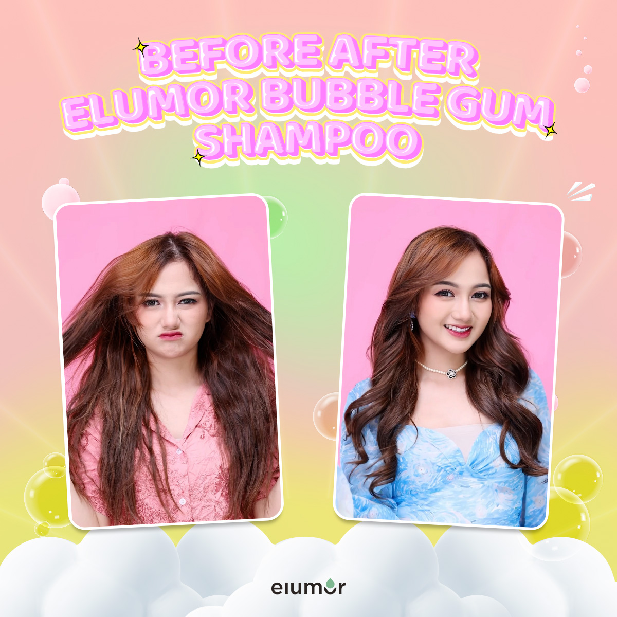 Before After Shampoo