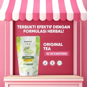 Teh Hijau Pelangsing Isi 30 Kantong Elumor Original