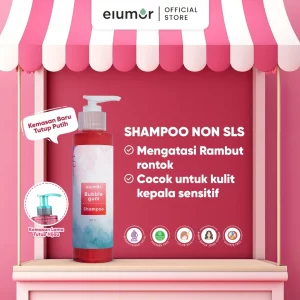 Elumor Bubblegum Shampoo Non SLS Termurah 200ml